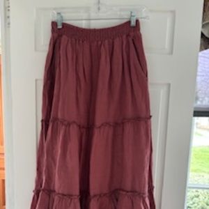 Linen Skirt -Rachel Zoe